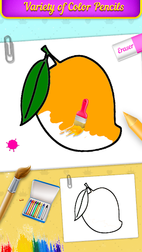 Screenshot Fruits Coloring Book & Drawing