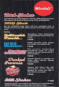 Nirula's menu 4