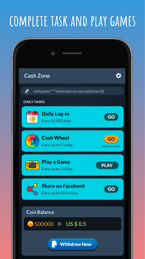 Cash Zone - Get reward by playing gamesのおすすめ画像3