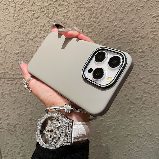 Title 6, Simple Solid Color Maillard Compatible 14 Phone...