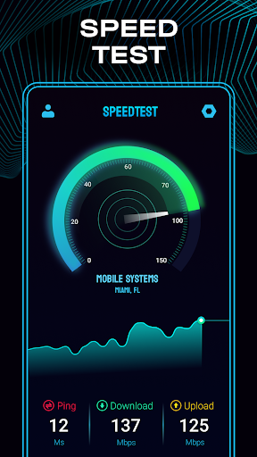 Screenshot Internet speed test meter wifi