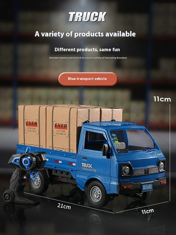 Title 1, Remote Control City Truck Car Drift Car Cargo L...