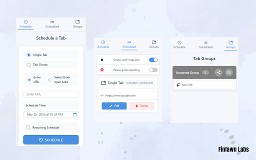 Schedule My Tabs