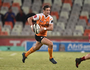 Johan Goosen of the Toyota Cheetahs during the Guinness Pro14 match between Toyota Cheetahs and Munster at Toyota Stadium on April 13, 2018 in Bloemfontein, South Africa. 
