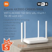 Bh 12 Tháng - Router Wifi Xiaomi Ax3000 Cr8806/8808 (Mẫu 2022) Chuẩn Wifi 6 Hỗ Trợ Mesh & Ax1800 Cr6608 (2021 Cũ)