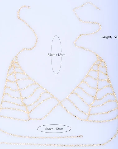 Fashion Bikini Chain Retro Sexy Exa - 2