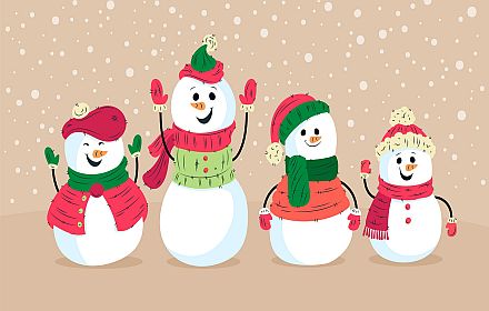 Artistic Snowman Browser Theme small promo image