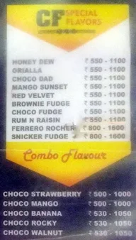 The Chennai's Cake Forest menu 1