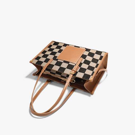 Title 9, Niche Design Houndstooth Shoulder Bag