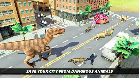 Dinosaur Simulation 2017- Dino City Hunting (Mod Money)