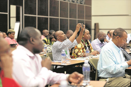CLEAR PICTURE: Scenes from the Wema maize conference being held in East London Picture: MARK ANDREWS