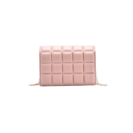 Title 6, Square soft leather woven one-shoulder messenge...
