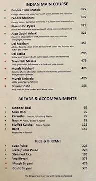 Panoramic- The Sarovar Portico Surajkund menu 2