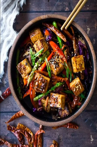 Schezwan Style Spicy Vegetables