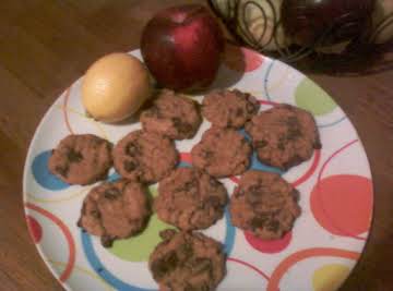 flourless peanut butter chocolate chip bacon cookies