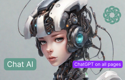 Chat AI - Chat GPT 4 Turbo on all sites small promo image