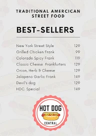 Hot Dog Central menu 1