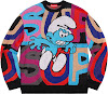 smurfs x supreme sweater
