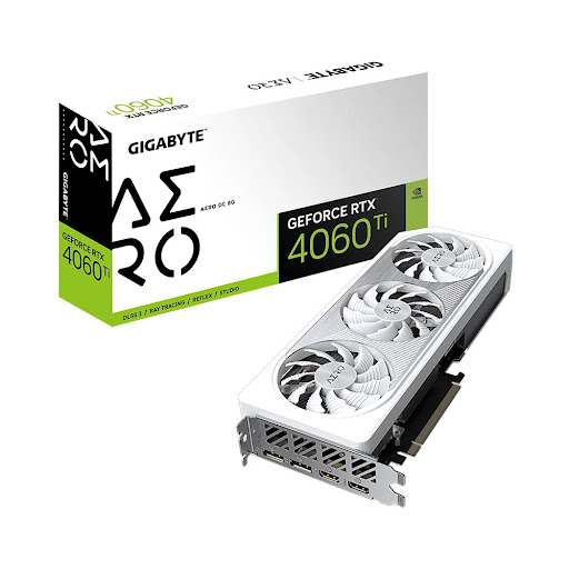 Card màn hình GIGABYTE GeForce RTX 4060 Ti AERO OC 8G 8GB GDDR6 (GV-N406TAERO OC-8GD)