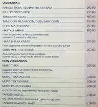 The Rangoli menu 4