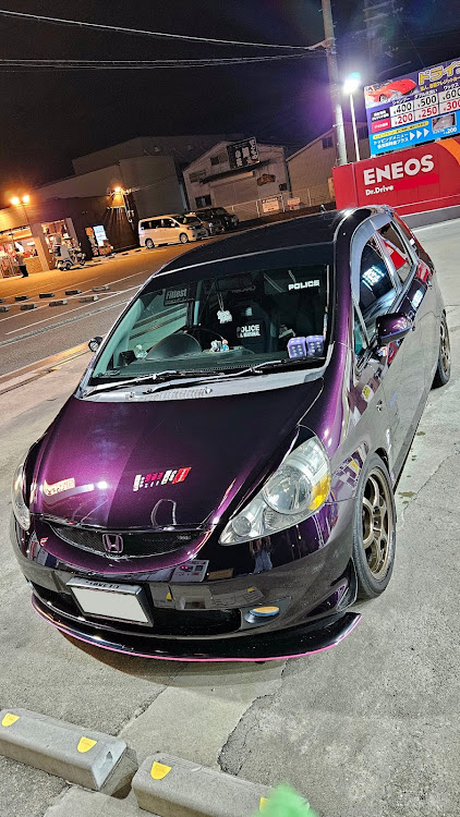 フィットの愛車の表情・洗車・ドライブ・紫愛・クランクプーリーに関するカスタム事例の投稿画像5枚目