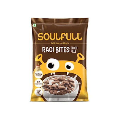 Soulfull Choco Filled Ragi Bites 50 Gm