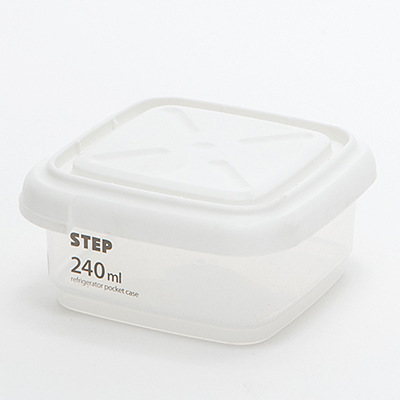 Title 1, Square Graduated Transparent Cans for Cereals a...