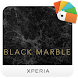 XPERIA™ Black Marble Theme Android