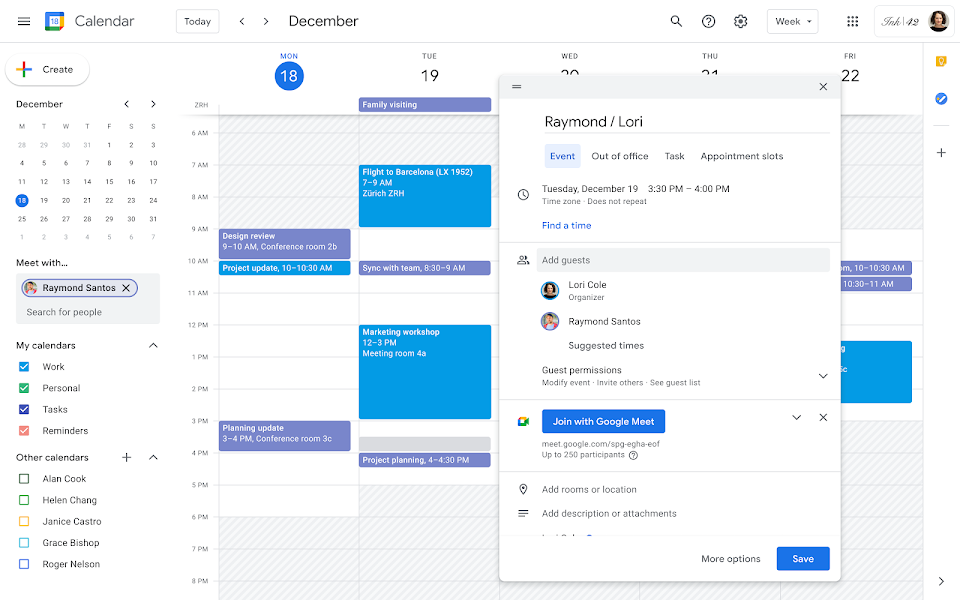 Google Calendar Online Calendars for Business Google Workspace