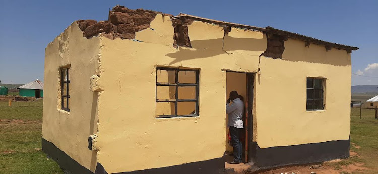 Several homes were ripped apart by a tornado that hit Nyandeni,KSD and Mhlontlo municipalities on Friday leaving 35 families homeless.