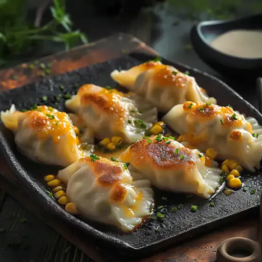 Chicken Corn Cheese Steamed Momos