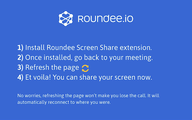 Roundee Screen share