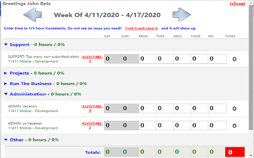 Alvis Time - Jira Time Log