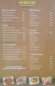 Suruchi Dining Hall & Restaurant menu 3