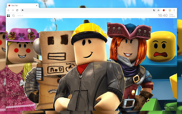 Roblox Wallpapers New Tab Theme Chrome Web Store - amazoncom clip roblox adventures roblox gameplay lovers