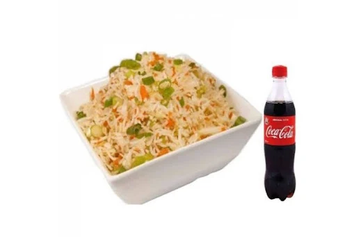 Veg Fried Rice + Coke (250 ml)