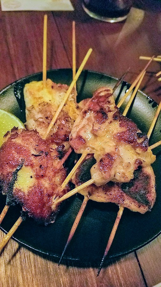 The food at Bar Casa Vale is Spanish tapas, aka drinking snacks. Expect a lot of it to take inspiration from that huge hearth fire in the kitchen, such as meat skewers like Chicken thigh with tumeric yogurt
