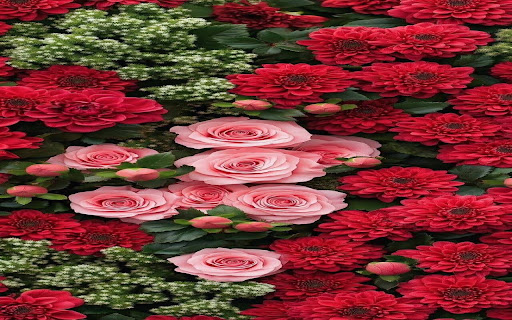 dreamy pink and red wallpaper screenshot 1