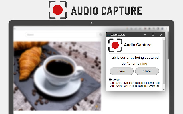 Web audio recorder