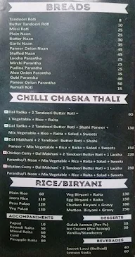 Chilli Chaska menu 3