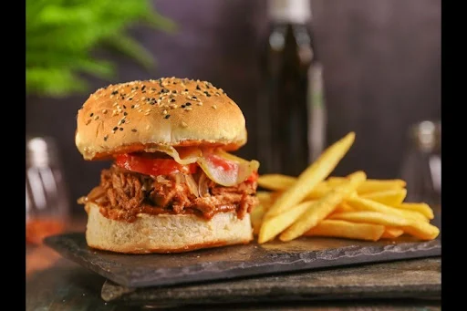 Pulled Chicken Burger