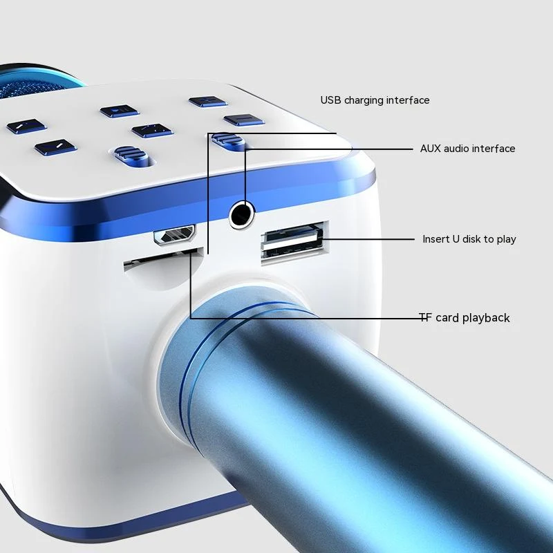 Microphone haut volume et haut-parleur sans fil Bluetooth