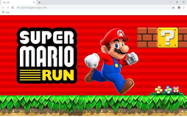 Super Mario Run Wallpapers and New Tab