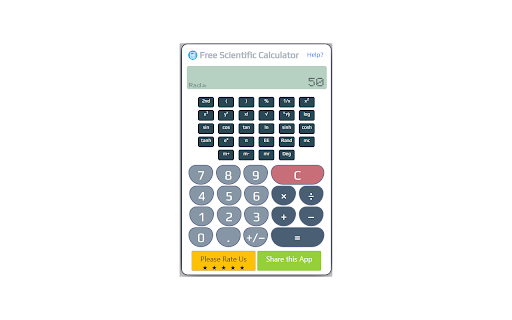 Free Scientific Calculator