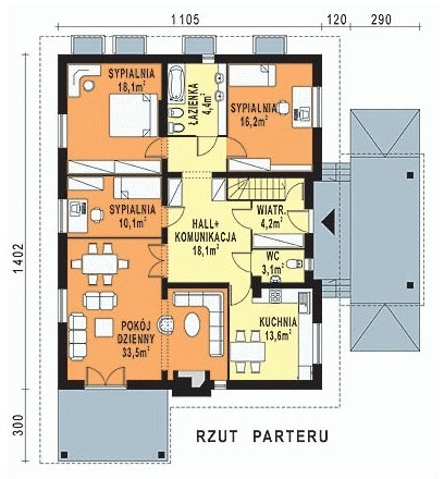 WB-3315 - Rzut parteru