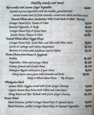 Sanskriti Cafe menu 1