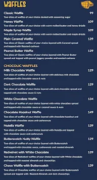 The Belgian Waffle Factory menu 1