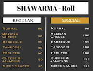 Shawarma Shack menu 3