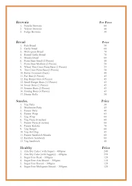 Moti Bakery menu 4