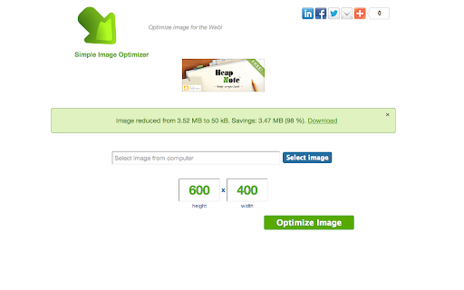 Image Optimizer for the Web